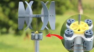 Diy wind turbine from PVC