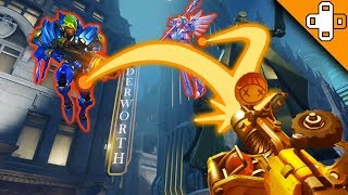 BEST Airshots! INSANE AIM! Overwatch Funny & Epic Moments 441