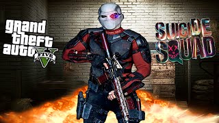 GTA 5 Mods - DEADSHOT SUICIDE SQUAD MOD! (GTA 5 Mods Gameplay)