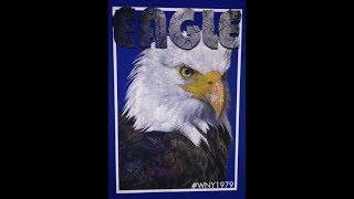 screen printing process on blue fabric from start to finish
