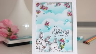 Cloudy Sky SHAKER CARD