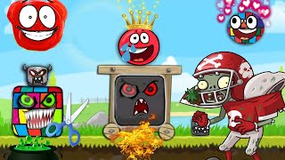 Ого БОСС УТКА! ЖЕЛЕЙНЫЙ МЕДВЕДЬ ВАЛЕРКА в мире КРАСНОГО ШАРИКА Red Ball 4 игровой мультик  детям