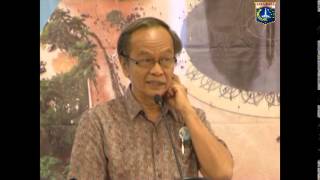 30 Okt 2014 Plt. Gub Basuki T. Purnama Sbg Pembicara Pd Seminar Masyarakat Hidrologi Indonesia