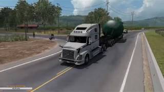 Special Transport работает в мультиплеере ATS !!! (Руль G27)