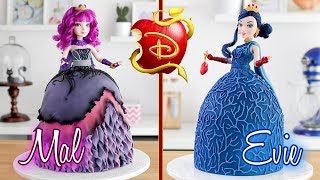 DESCENDANTS 2 ? Evie & Mal Doll Cakes ? Tan Dulce