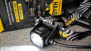 NITECORE HA40 - распаковка фонаря!