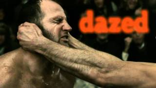 Typography Sherlock Holmes fight scene