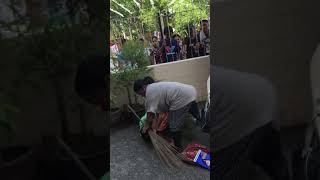 Sabunutan ng mag ali sa harap ng san pedro church davao