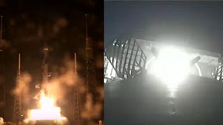 Inmarsat-6 F2 launch and Falcon 9 first stage landing