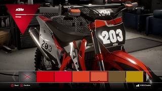 MXGP 3 - ALL BIKE UPGRADES & CUSTOMISATION