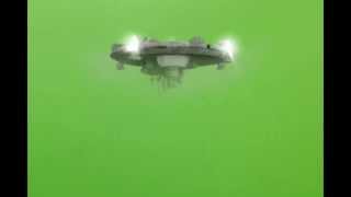 Нло футаж green screen 1