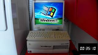 Pentium III Windows 98 SE startup time