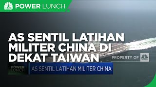 AS Sentil Latihan Militer China di Dekat Taiwan