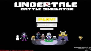 Батл и ржака в undertale batle simulator