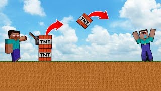 NOOB VS HEROBRİNE #4 - Tnt Makinesi (Minecraft)