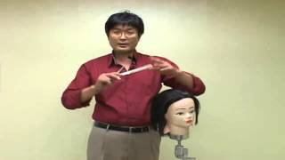 3강  남성커트_기장커트하는 기술_GMB미용직업전문학교