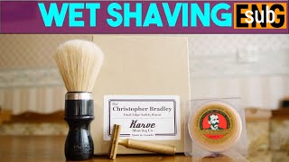 251 Christopher Bradley razor C-0,85, Colonel Conk Shaving Soap, Omega Professional Bristle #бритьё