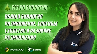 ЕГЭ по Биологии 2020. Общая биология. Размножение. Способы. Сходство и различие размножения
