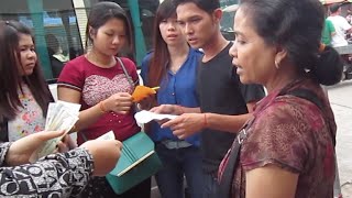 Seafoods market at Sihanoukville city in Cambodia