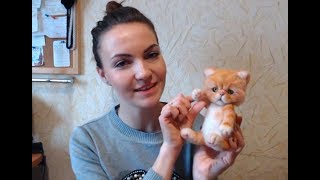 МК по валянию головы рыжего котика/ Бычкова Ольга/ Знакомство/