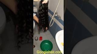 Washing Steam Curly For Silky and Never Tangle