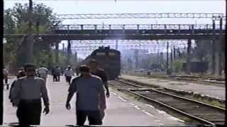 Грозный.1997год.Ж/д вокзал.Прибытие рейса Москва-Грозный.
