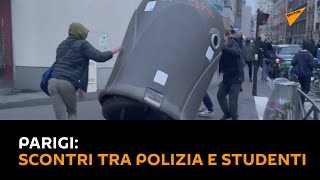 #Parigi: scontri tra polizia e studenti durante lo sciopero nazionale