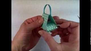 Stampin' Up! Scalloped Tag Topper Punch Purse Tutorial