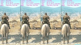 Metal Gear Solid 5 GTX Titan X Vs GTX 980 TI Vs GTX 980 Vs GTX 970 Frame Rate Comparison