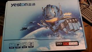 Обзор карты Yeston rx550 с Алиэкспресс в майнинге монеро 2018