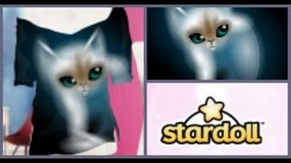 Stardoll design | Cat T-shirt