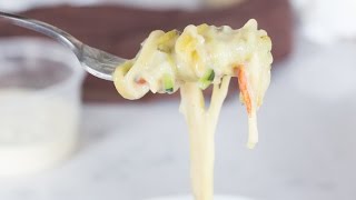 ZUCCHINI ALFREDO IN ONE POT || ZOODLE RECIPE