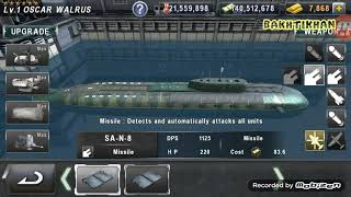 Warship battle new update Oscar walrus boss attack 3-12 very powerful