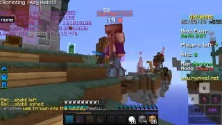 I KILLED SOMEONE WITH MY FIST?! | Hypixel Skywars w/DoctorCat