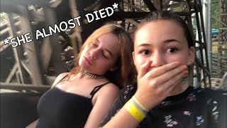 SHE PASSED OUT ON A ROLLERCOASTER!! [my wack vacation] pt 2