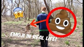Poop The Emoji FOUND IN REAL LIFE!! **We Got The Golden Egg**