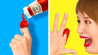 PRANK DIY LUCU UNTUK TEMAN! || Trik Makanan Seru Dan Prank Mudah oleh 123 Go Like!