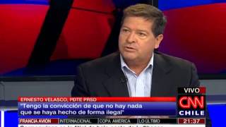 Ernesto Velasco por caso Baier: "Hay una convicción de que no se ha hecho nada ilegal"