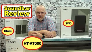 Sony HT-A7000 Soundbar REVIEW : Including SW5 wireless subwoofer & RS3S wireless rears