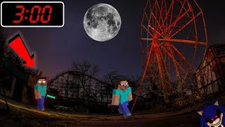 НЕ ХОДИТЕ В ПАРК АТРАКЦИОНОВ В 3:00 ЧАСА НОЧИ! КАК ВЫЖИТЬ НУБУ? ТРОЛЛИНГ В MINECRAFT | МУЛЬТИК