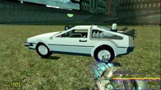 Garry's Mod DeLorean DMC-12 Time Machine [TEST - RIP GM12-GM13]