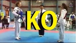 Stomach Kick Knockout - TAEKWONDO GIRLS 2013