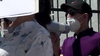 Сторонники и противники Атамбаева устроили митинг