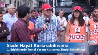1. Erişkinlerde Temel Yaşam Kurtarma Zinciri Etkinliği