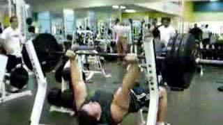 Raw Bench:  330 x 3