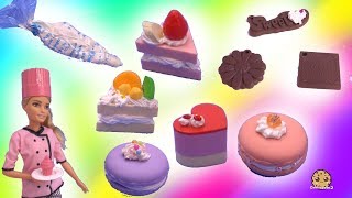 Whipple Frosting Desserts with Chef Barbie - DIY Craft Video