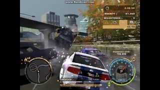 Need for Speed Most Wanted 2005 - Movie Mustang 100 Cops Pursuit  Pt 1