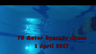 75 Meter Dynamic Apnea 1 April 2017
