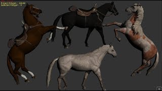 Iclone 6 and 7 free horse + animations FCMP-022