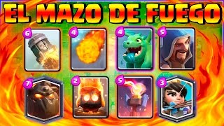 MAZO DE FUEGO + LEGENDARIA EN COFRE SORPRESA - MAZO MIX #16 - CLASH ROYALE A POR TODAS - ESPAÑOL